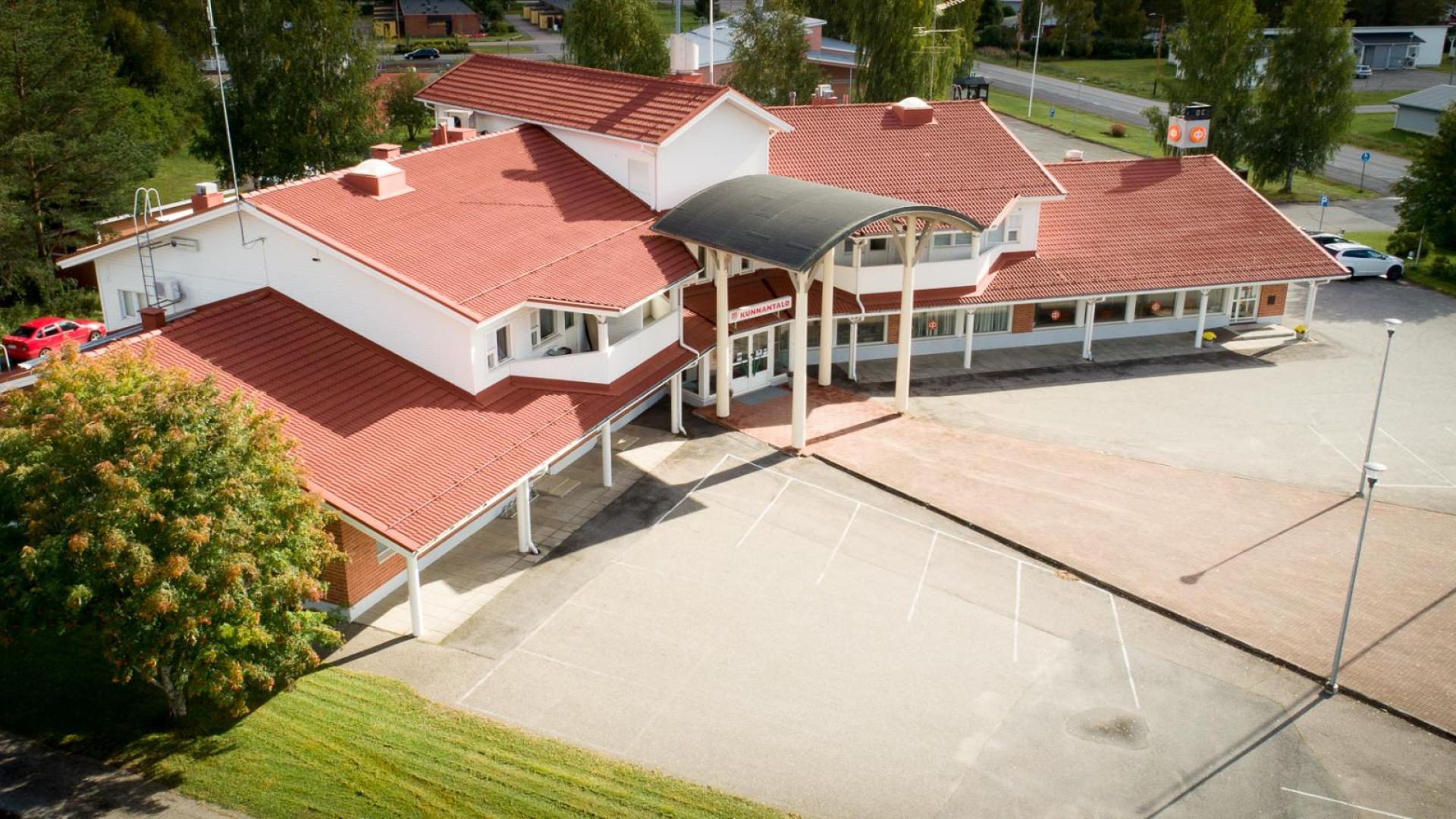 kunnantalo ilmakuvassa