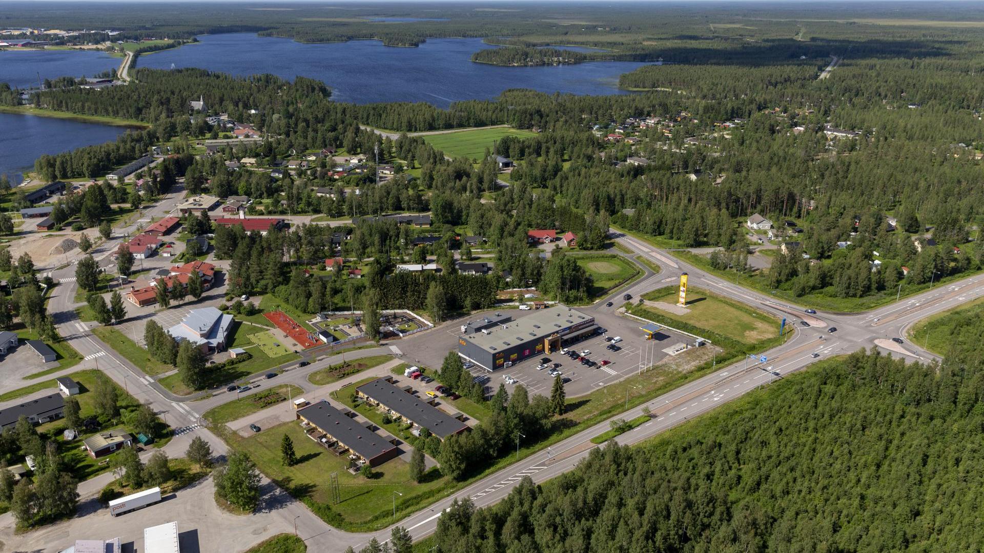 Ilmakuva Pyhännän kylältä