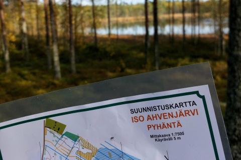 suunnistuskartta kuva 