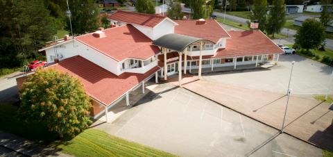 kunnantalo ilmakuvassa