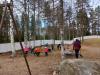 Puolukkamäen päiväkodin lapset pihaleikeissä